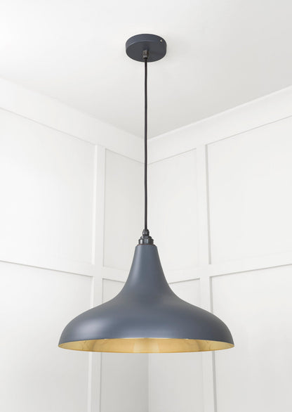 From The Anvil Smooth Brass Frankley Pendant - Hot Tub Shop
