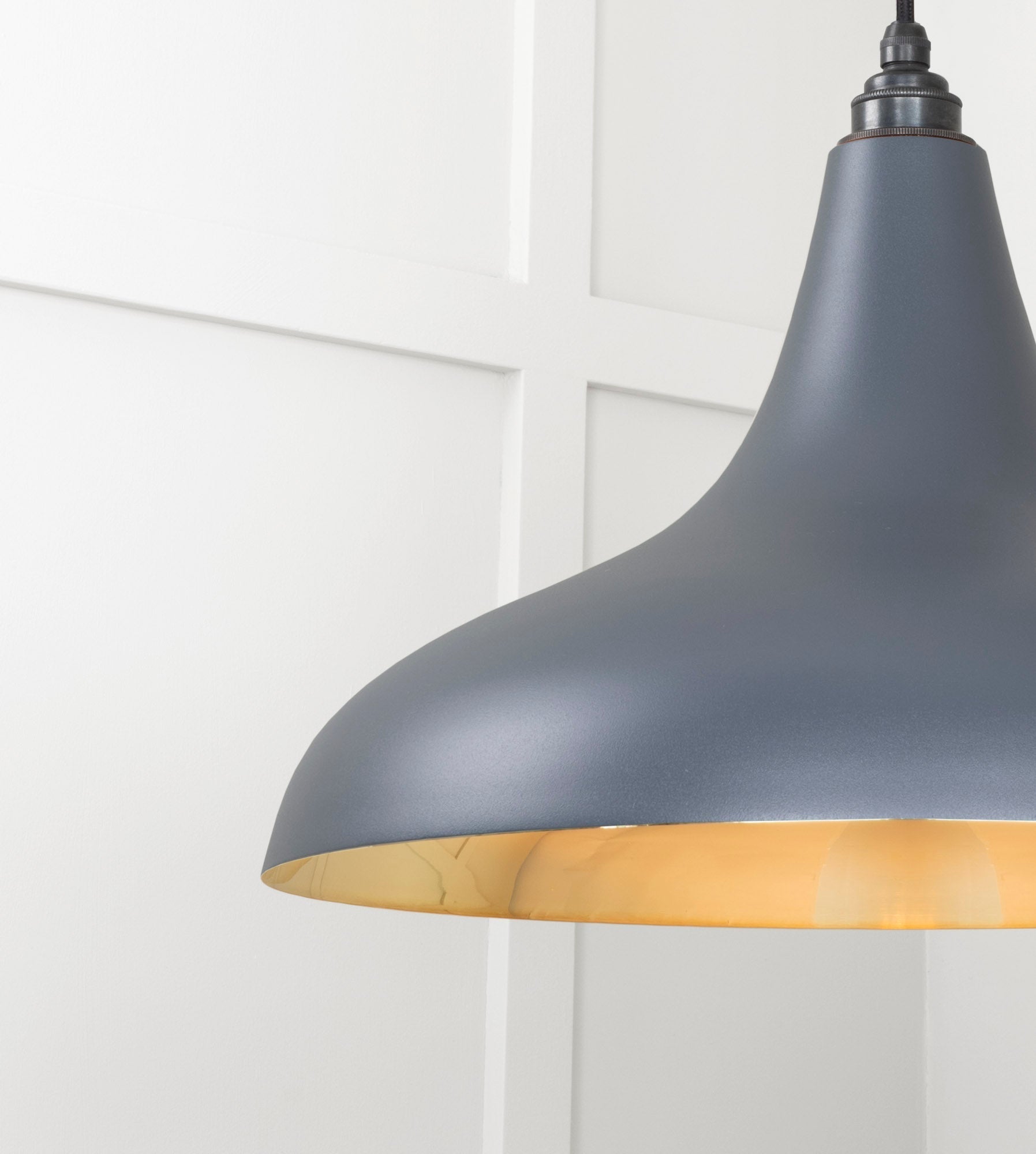 From The Anvil Smooth Brass Frankley Pendant - Hot Tub Shop