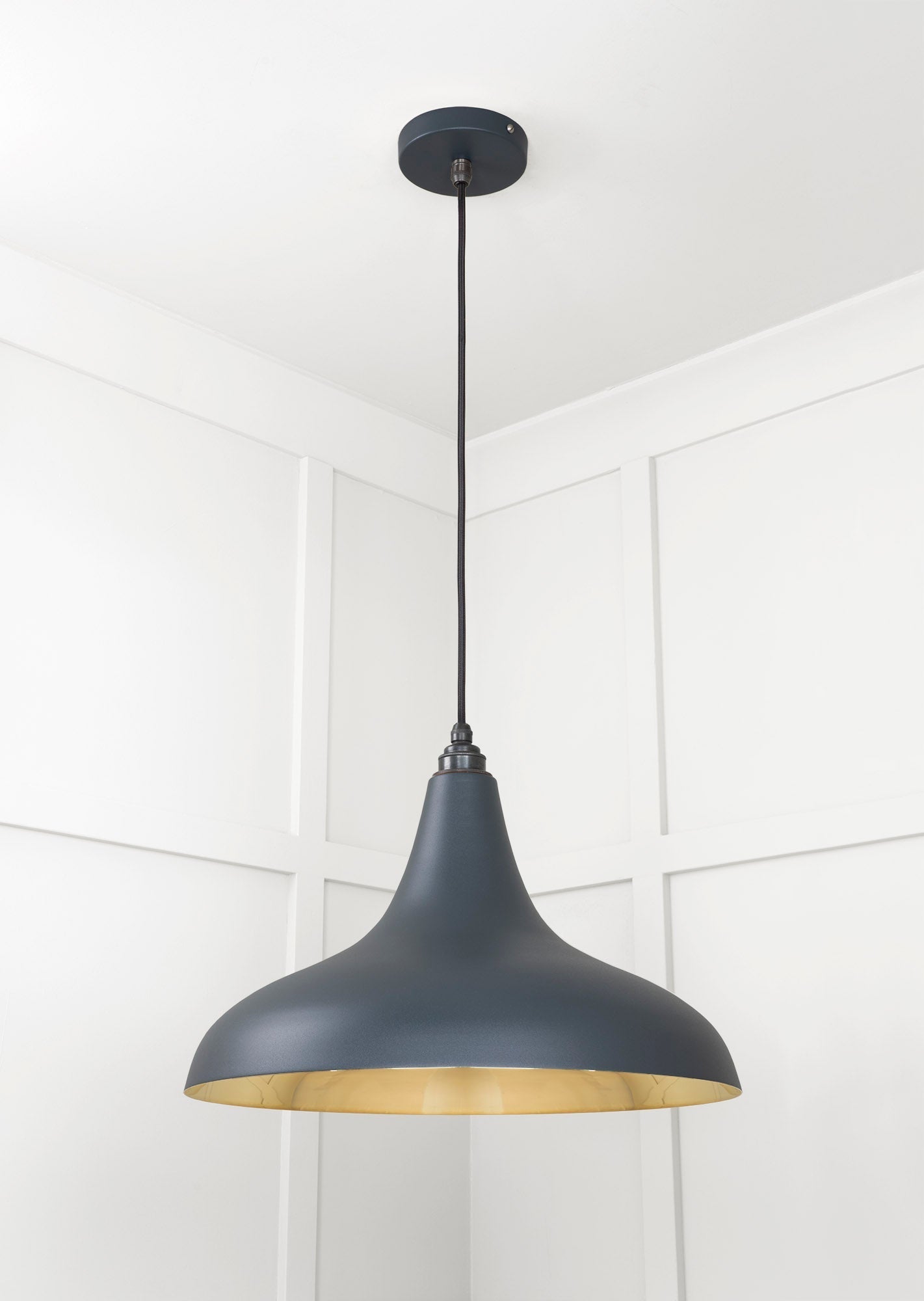 From The Anvil Smooth Brass Frankley Pendant - Hot Tub Shop