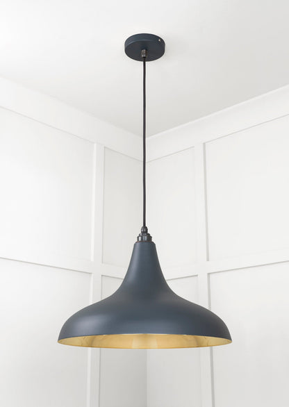 From The Anvil Smooth Brass Frankley Pendant - Hot Tub Shop