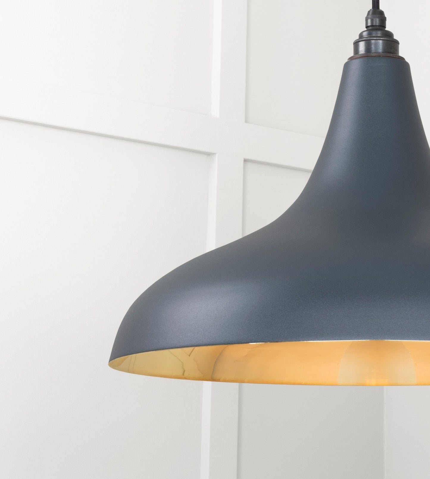From The Anvil Smooth Brass Frankley Pendant - Hot Tub Shop
