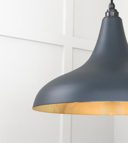 From The Anvil Smooth Brass Frankley Pendant - Hot Tub Shop