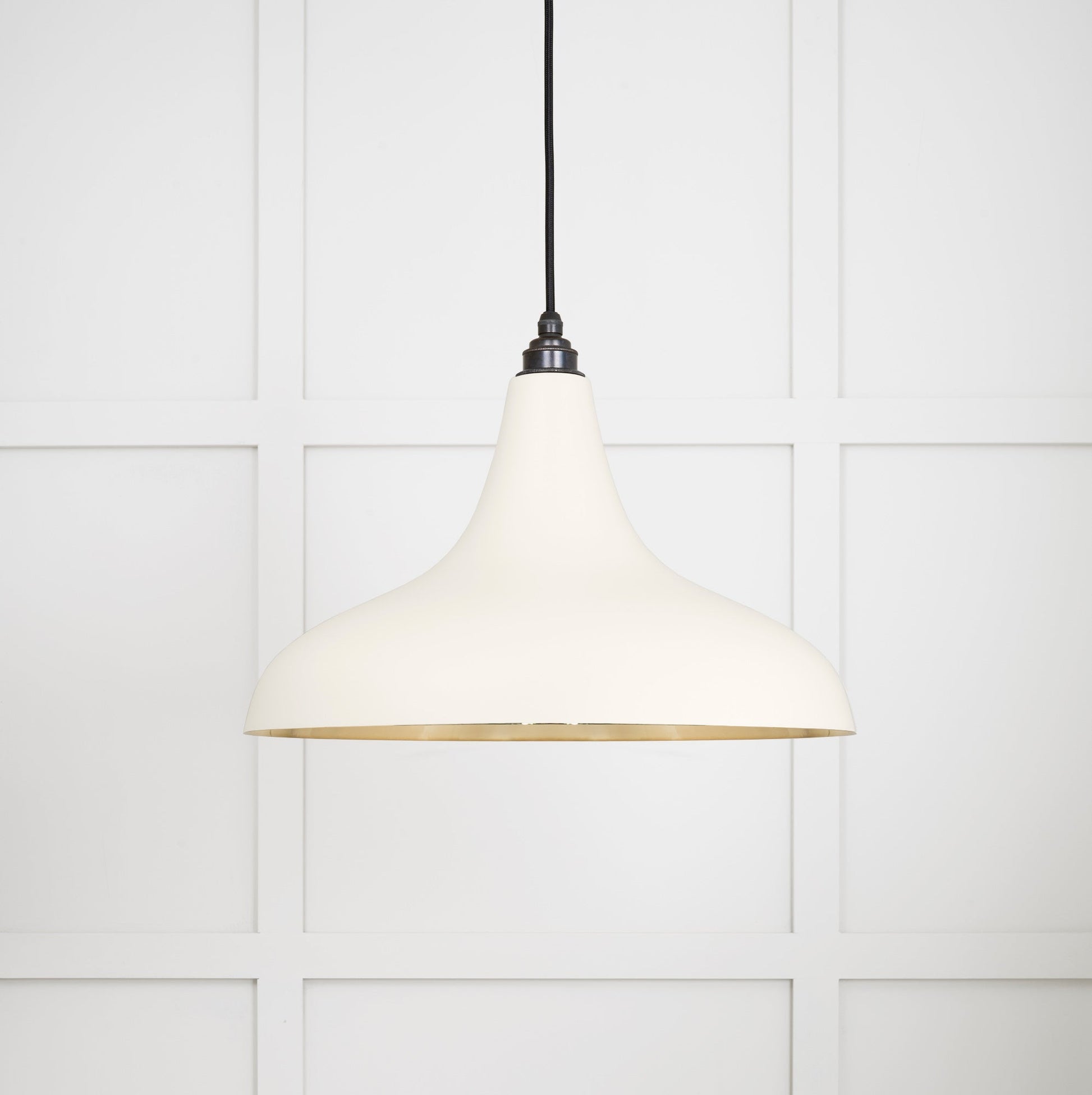 From The Anvil Smooth Brass Frankley Pendant - Hot Tub Shop
