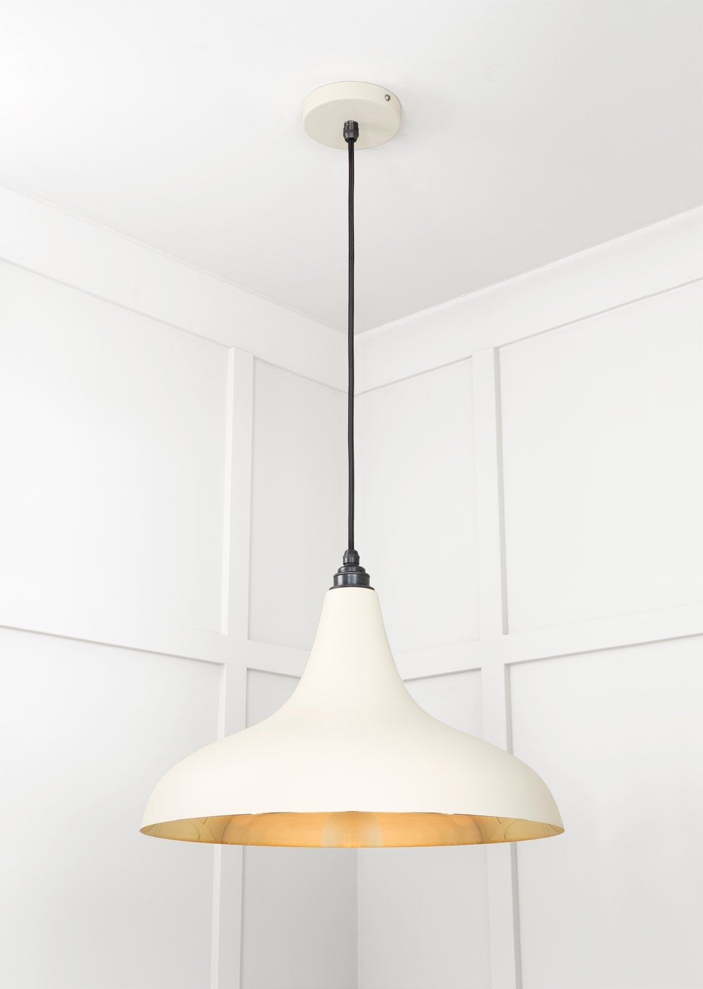 From The Anvil Smooth Brass Frankley Pendant - Hot Tub Shop