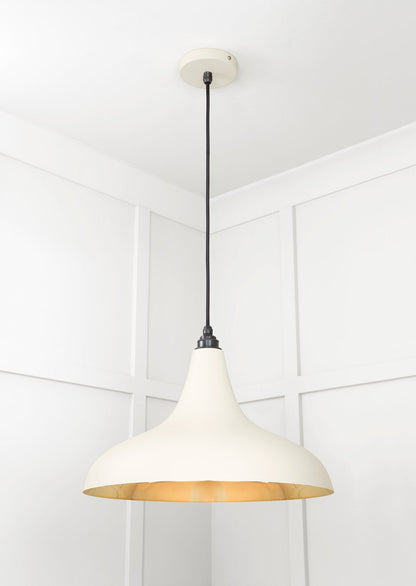 From The Anvil Smooth Brass Frankley Pendant - Hot Tub Shop