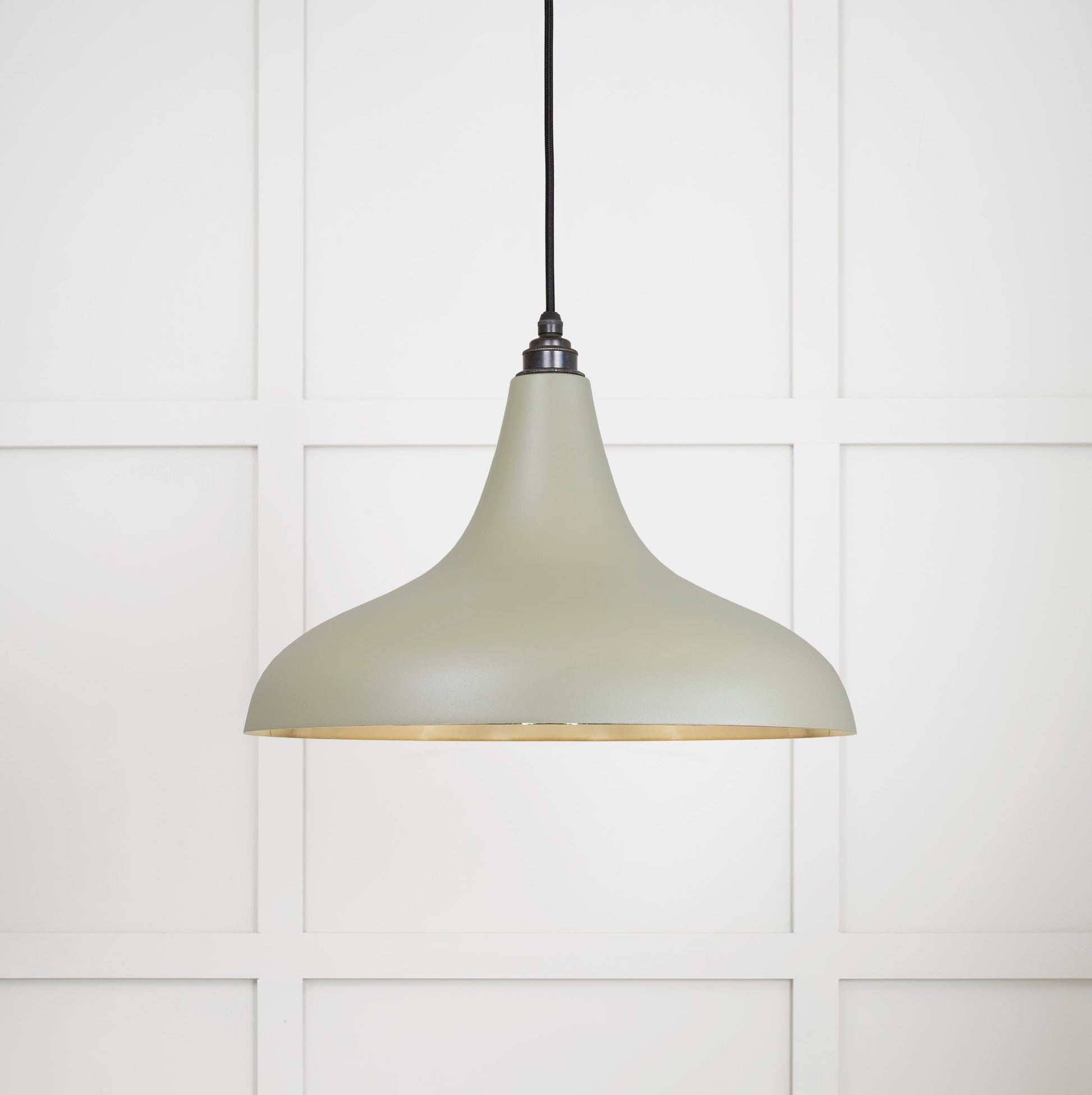 From The Anvil Smooth Brass Frankley Pendant - Hot Tub Shop