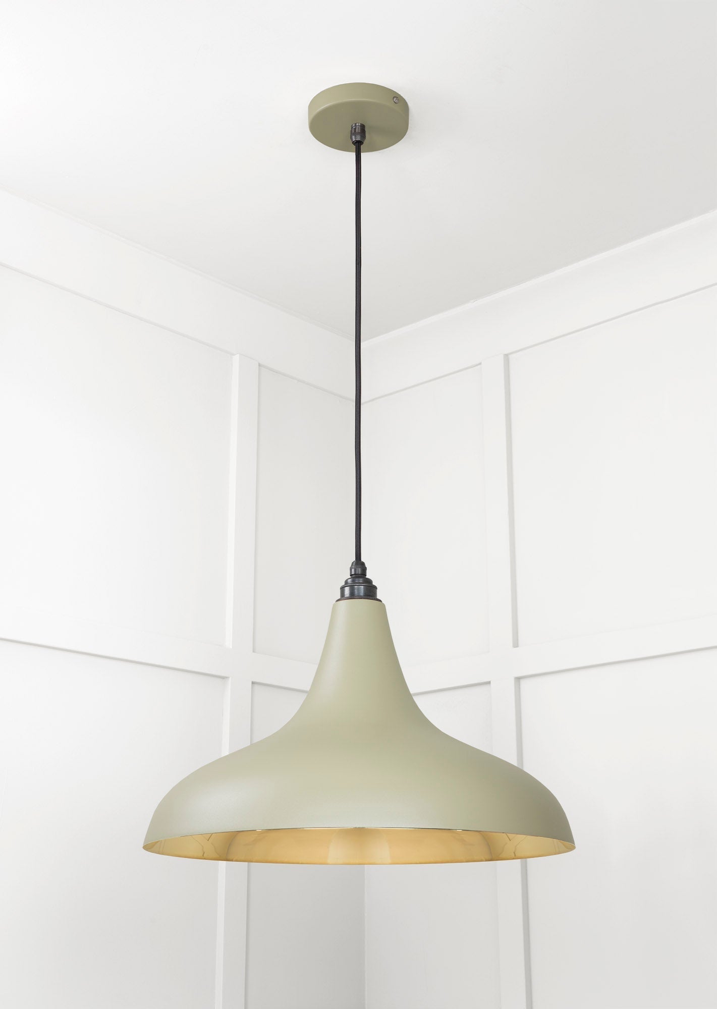 From The Anvil Smooth Brass Frankley Pendant - Hot Tub Shop