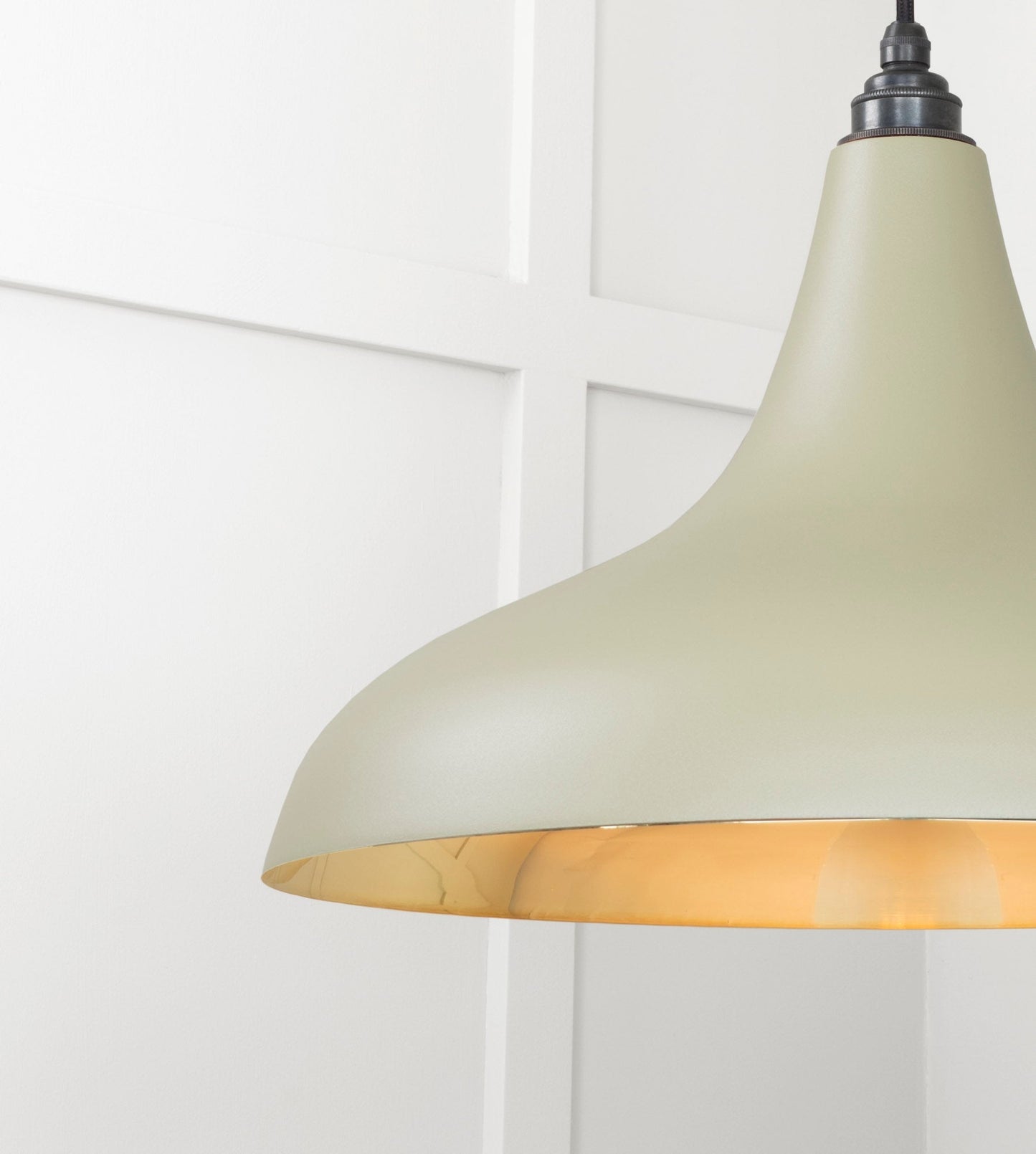 From The Anvil Smooth Brass Frankley Pendant - Hot Tub Shop