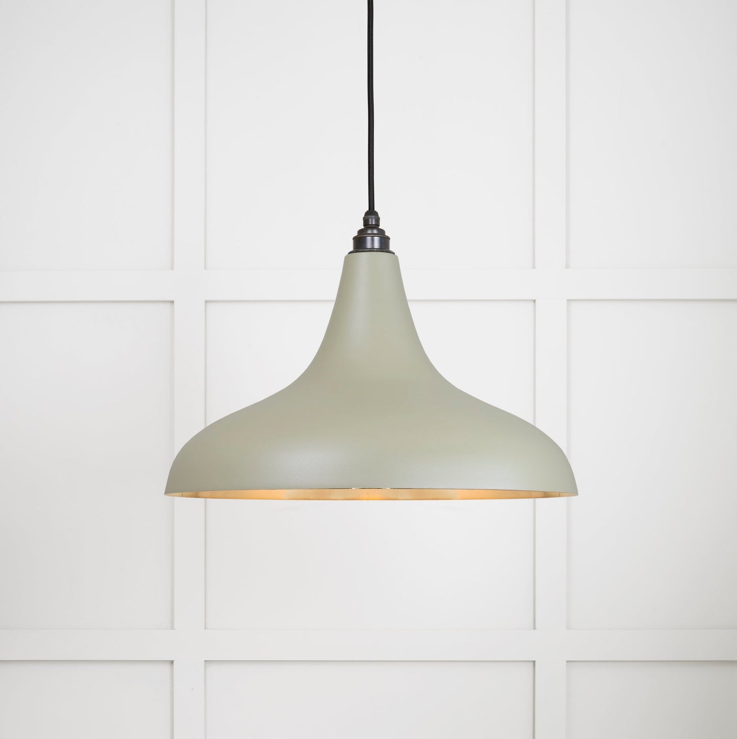 From The Anvil Smooth Brass Frankley Pendant - Hot Tub Shop