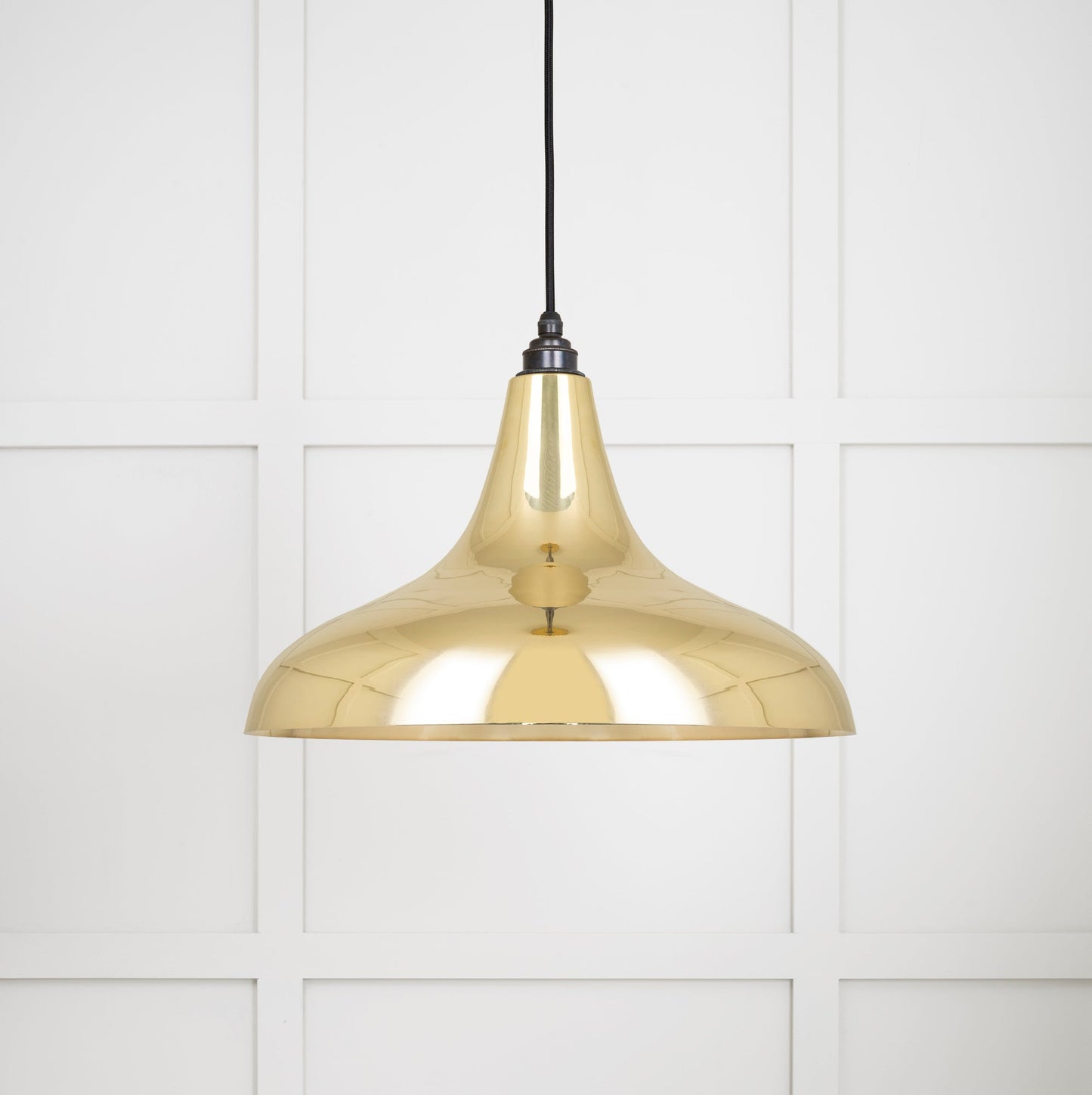 From The Anvil Smooth Brass Frankley Pendant - Hot Tub Shop