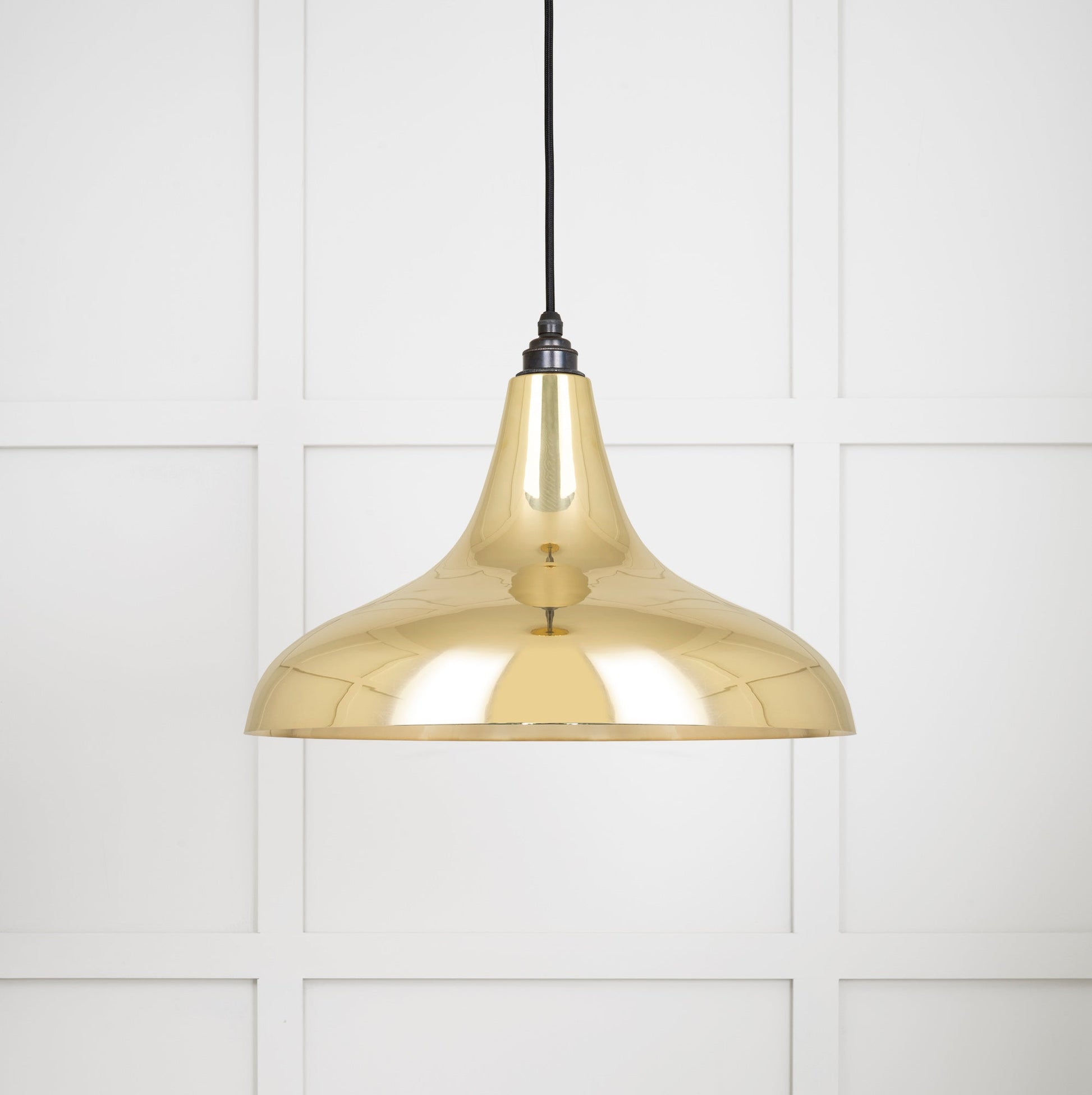 From The Anvil Smooth Brass Frankley Pendant - Hot Tub Shop