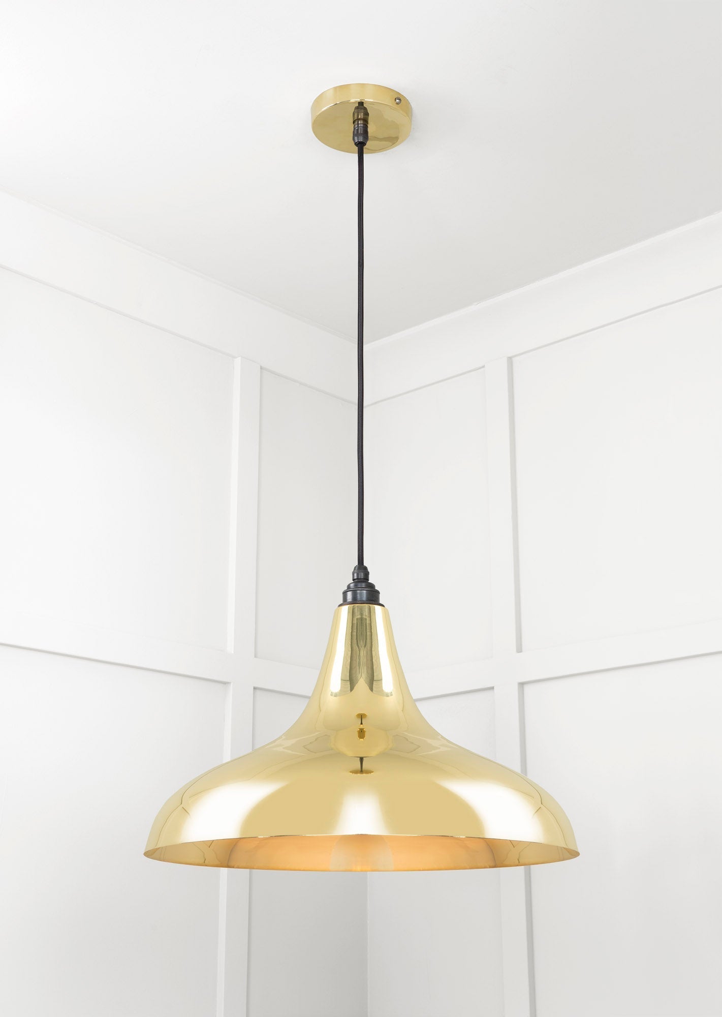 From The Anvil Smooth Brass Frankley Pendant - Hot Tub Shop