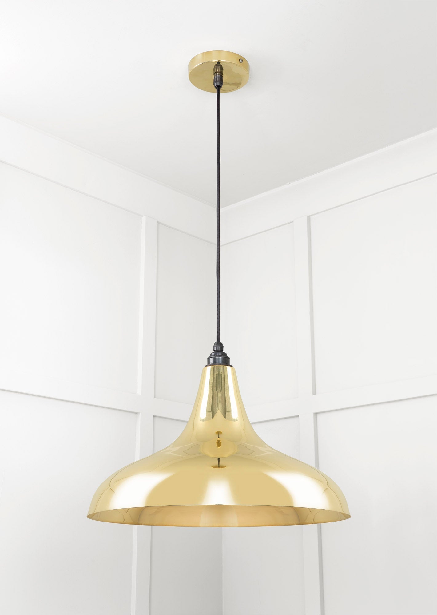 From The Anvil Smooth Brass Frankley Pendant - Hot Tub Shop