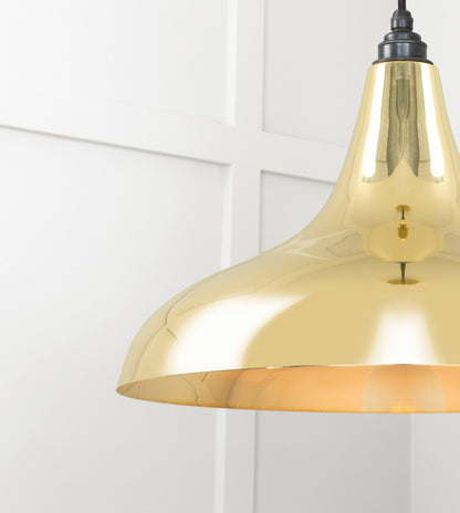 From The Anvil Smooth Brass Frankley Pendant - Hot Tub Shop