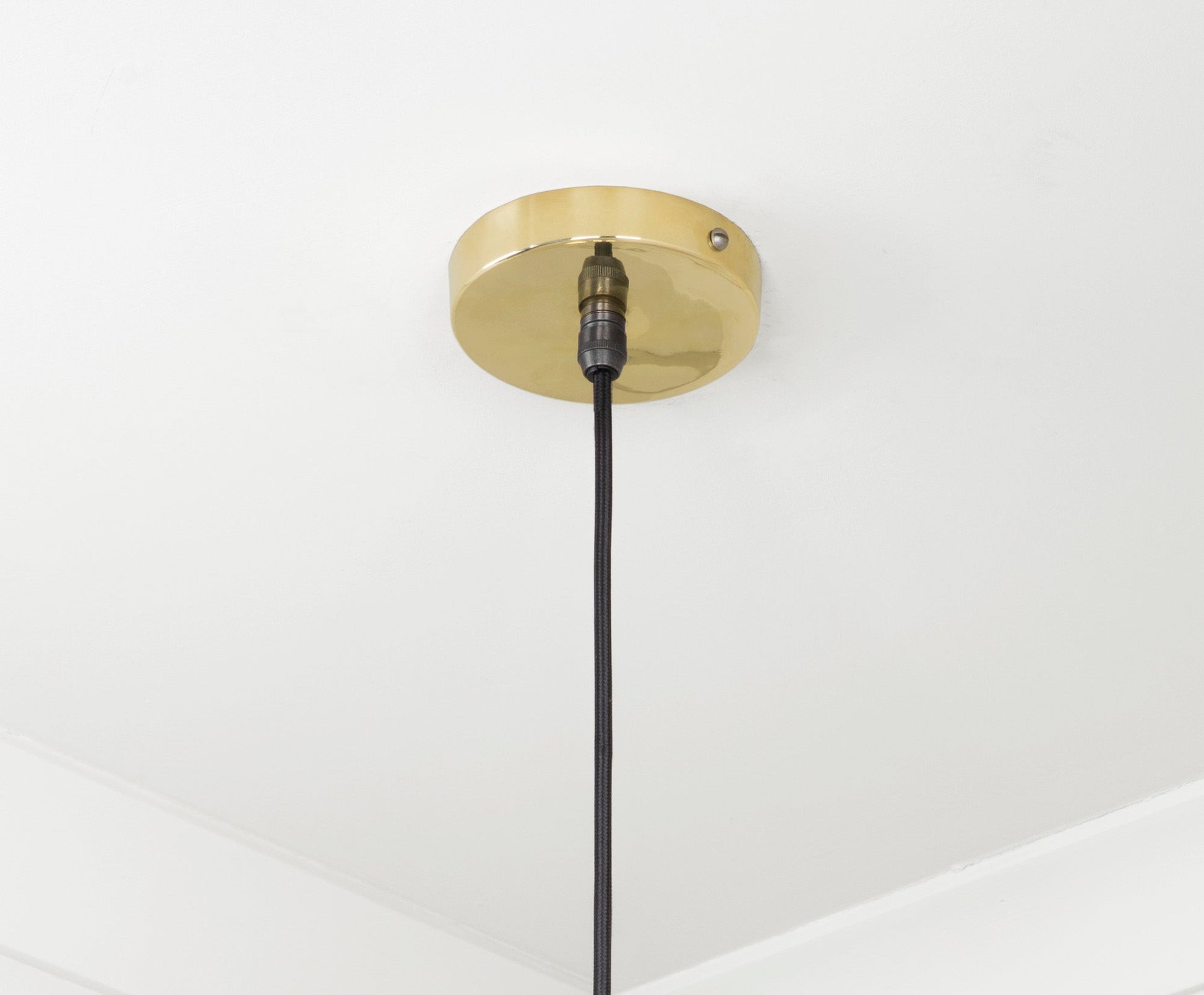 From The Anvil Smooth Brass Frankley Pendant - Hot Tub Shop