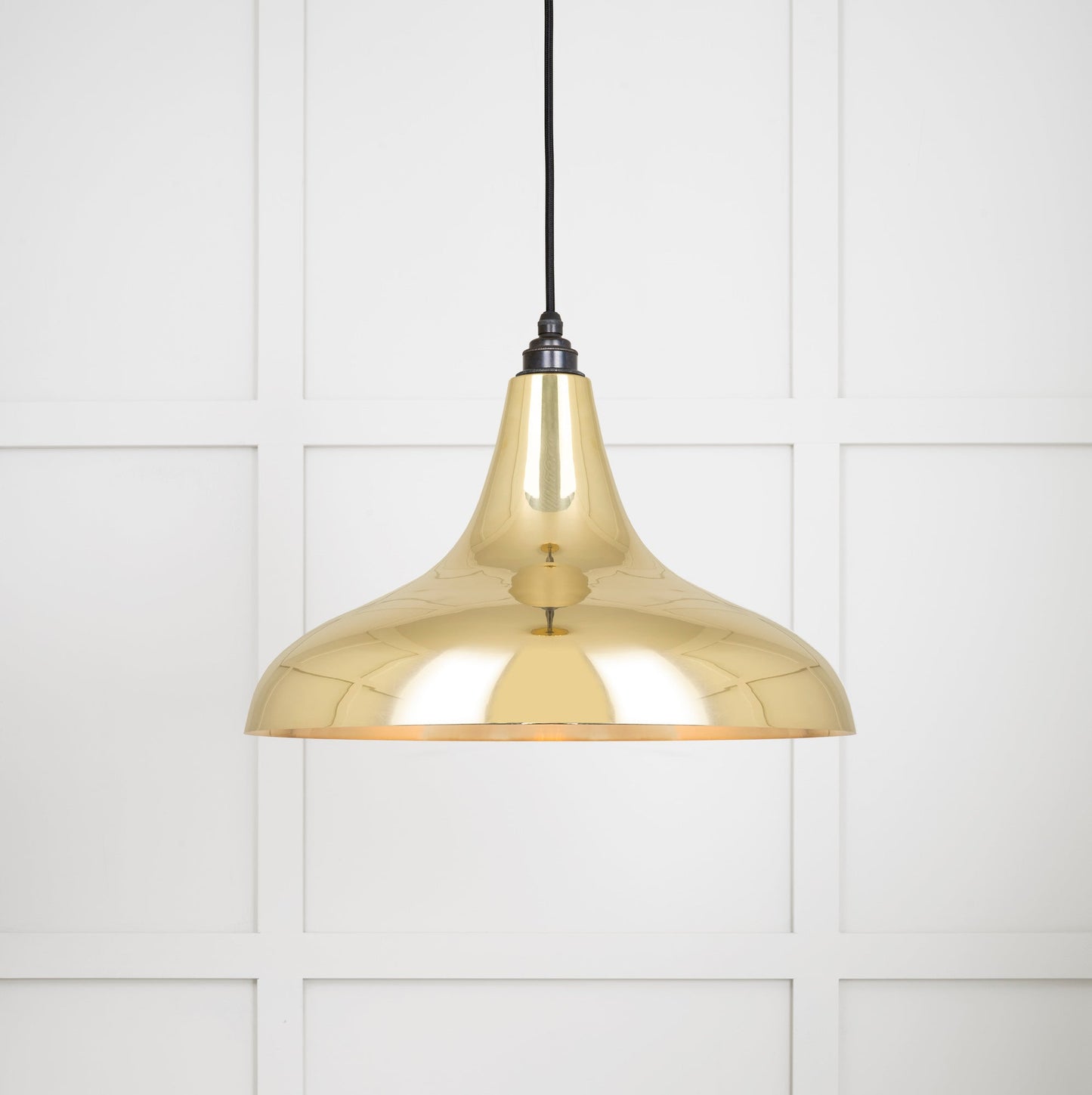 From The Anvil Smooth Brass Frankley Pendant - Hot Tub Shop