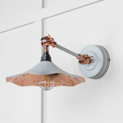 From The Anvil Smooth Copper Flora Wall Light