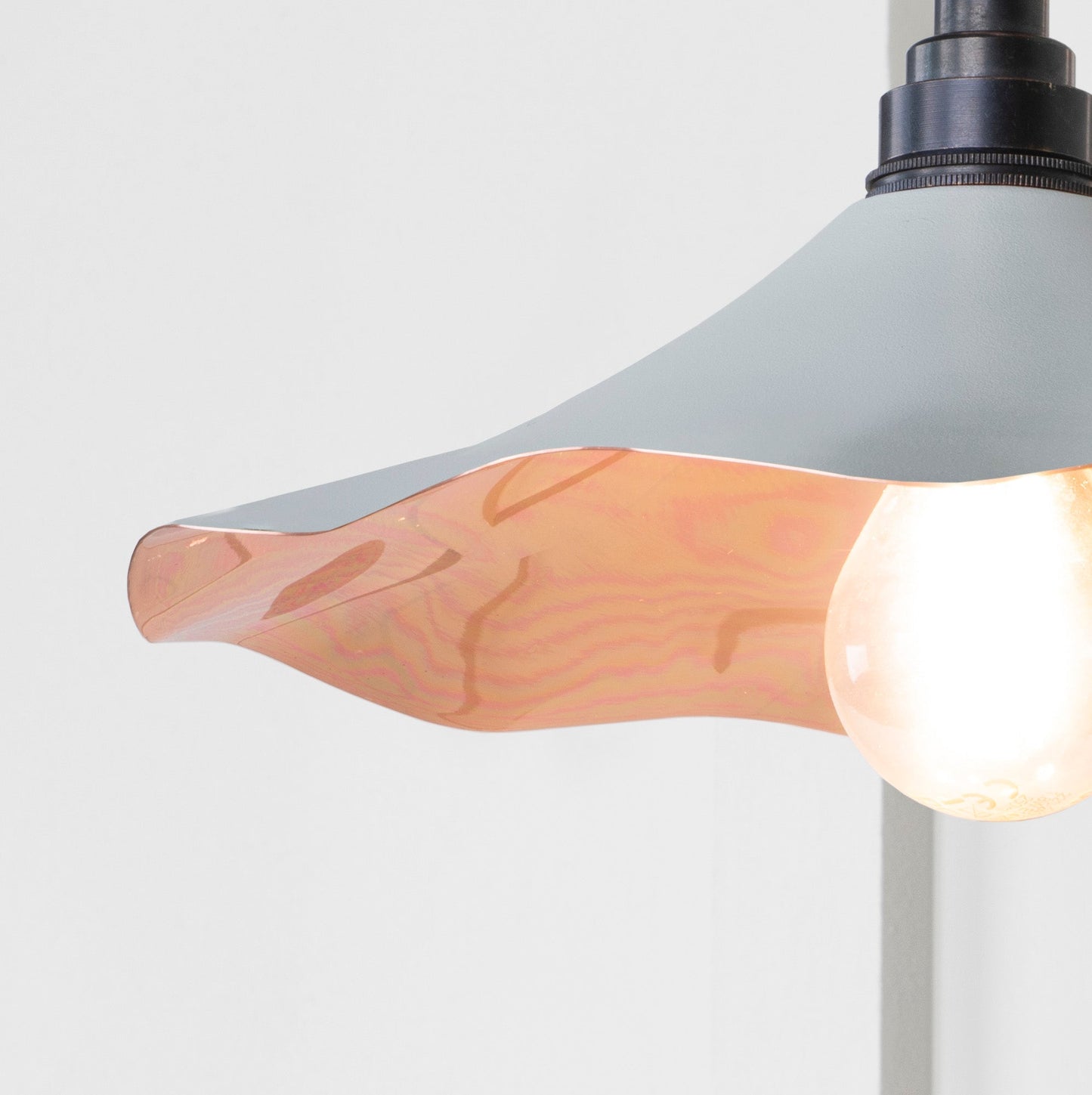 From The Anvil Smooth Copper Flora Wall Light