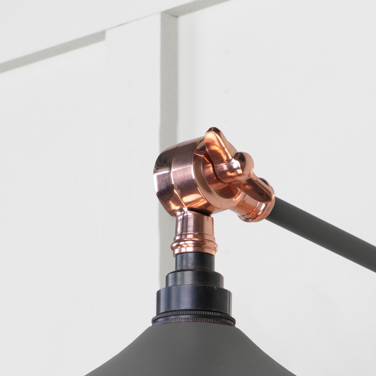 From The Anvil Smooth Copper Flora Wall Light