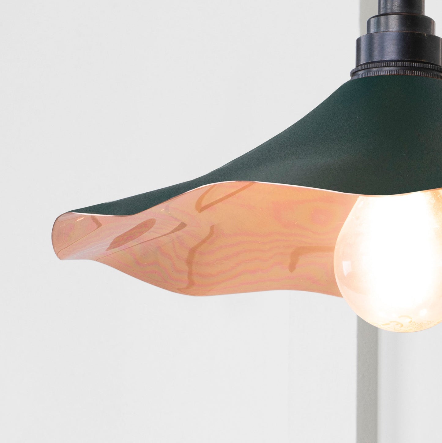 From The Anvil Smooth Copper Flora Wall Light