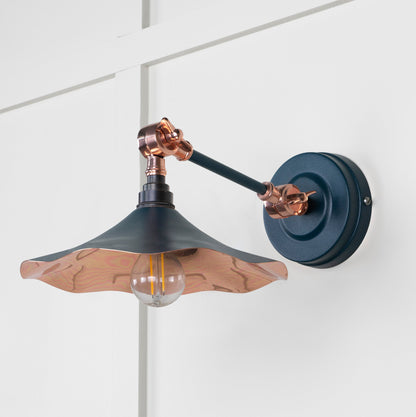 From The Anvil Smooth Copper Flora Wall Light
