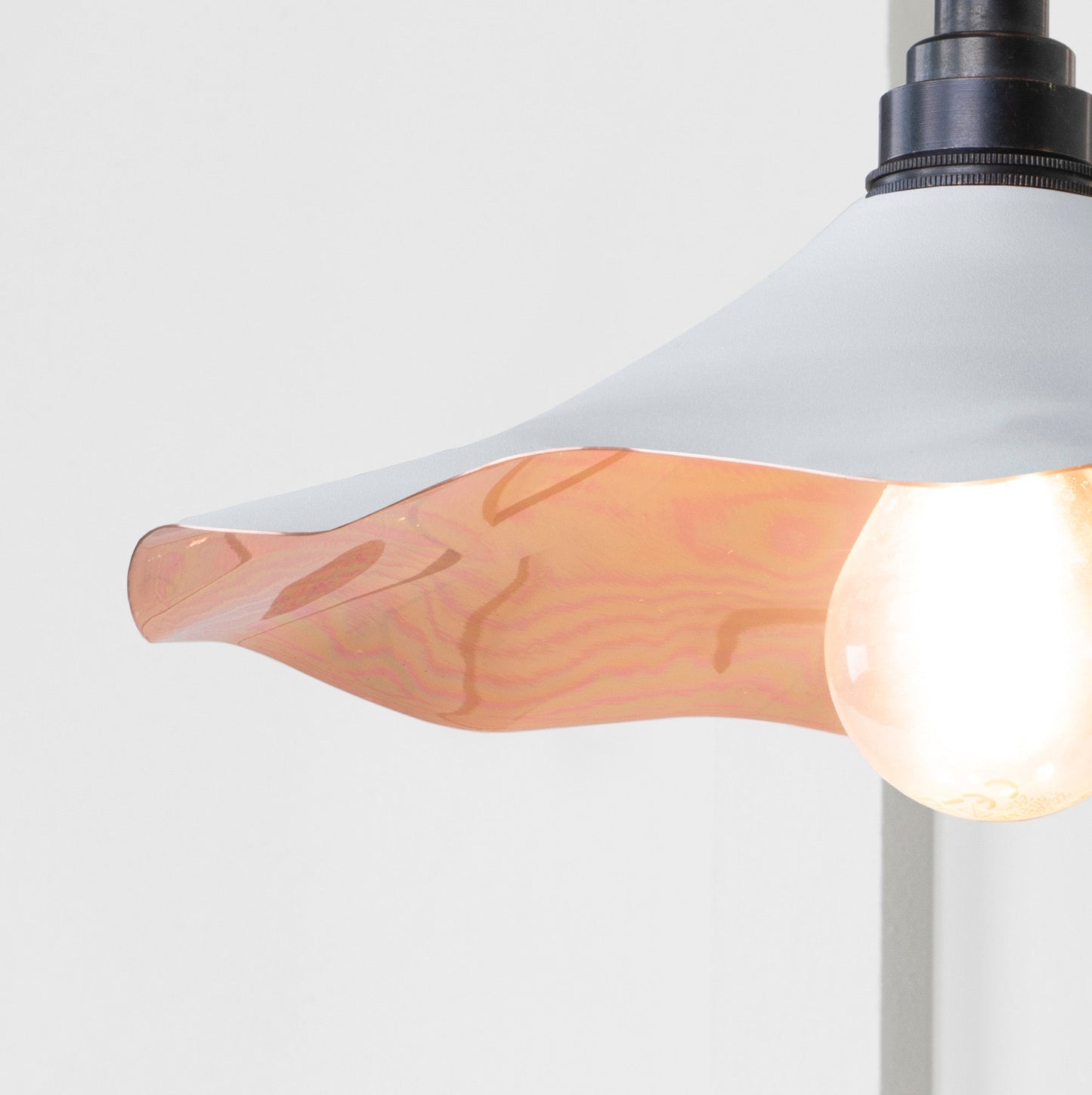 From The Anvil Smooth Copper Flora Wall Light