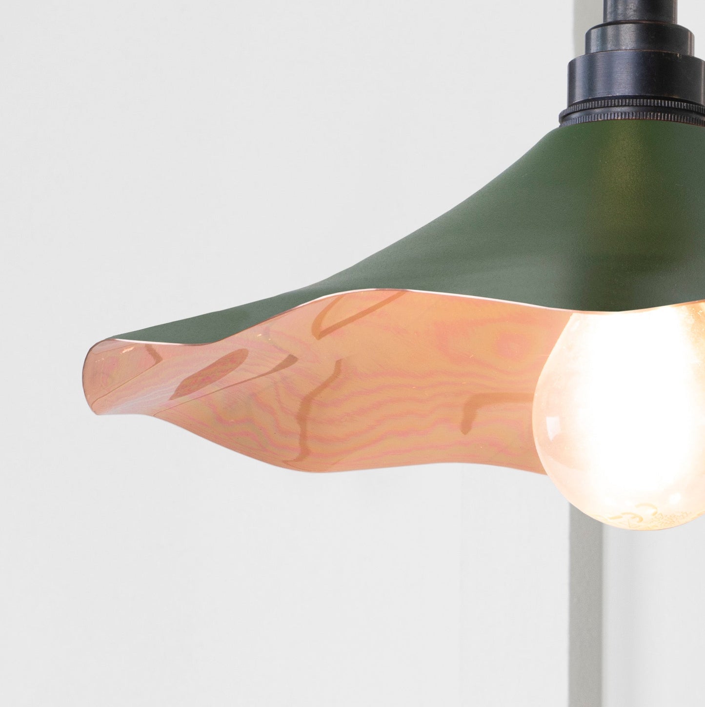 From The Anvil Smooth Copper Flora Wall Light