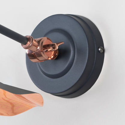 From The Anvil Smooth Copper Flora Wall Light