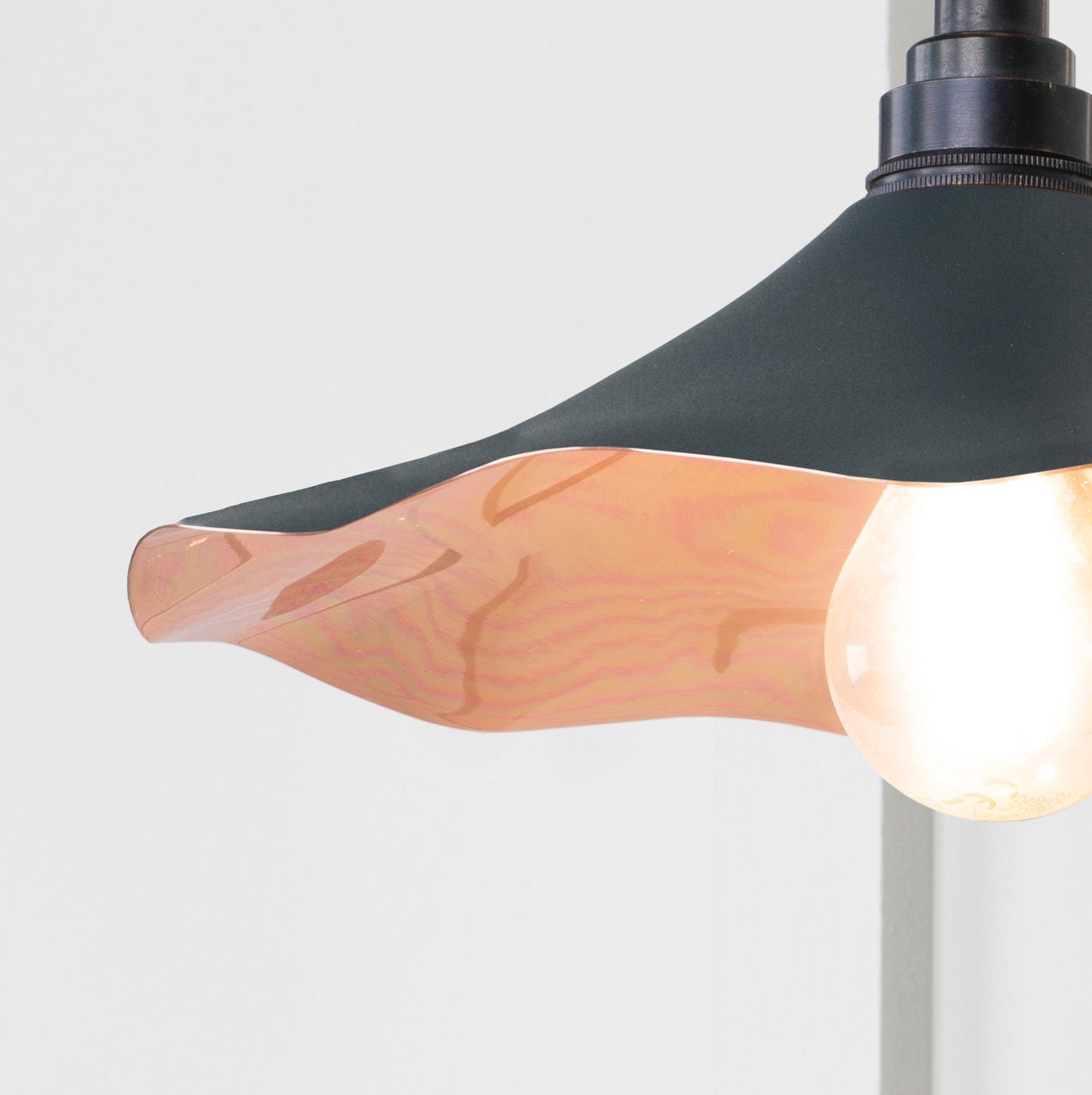 From The Anvil Smooth Copper Flora Wall Light