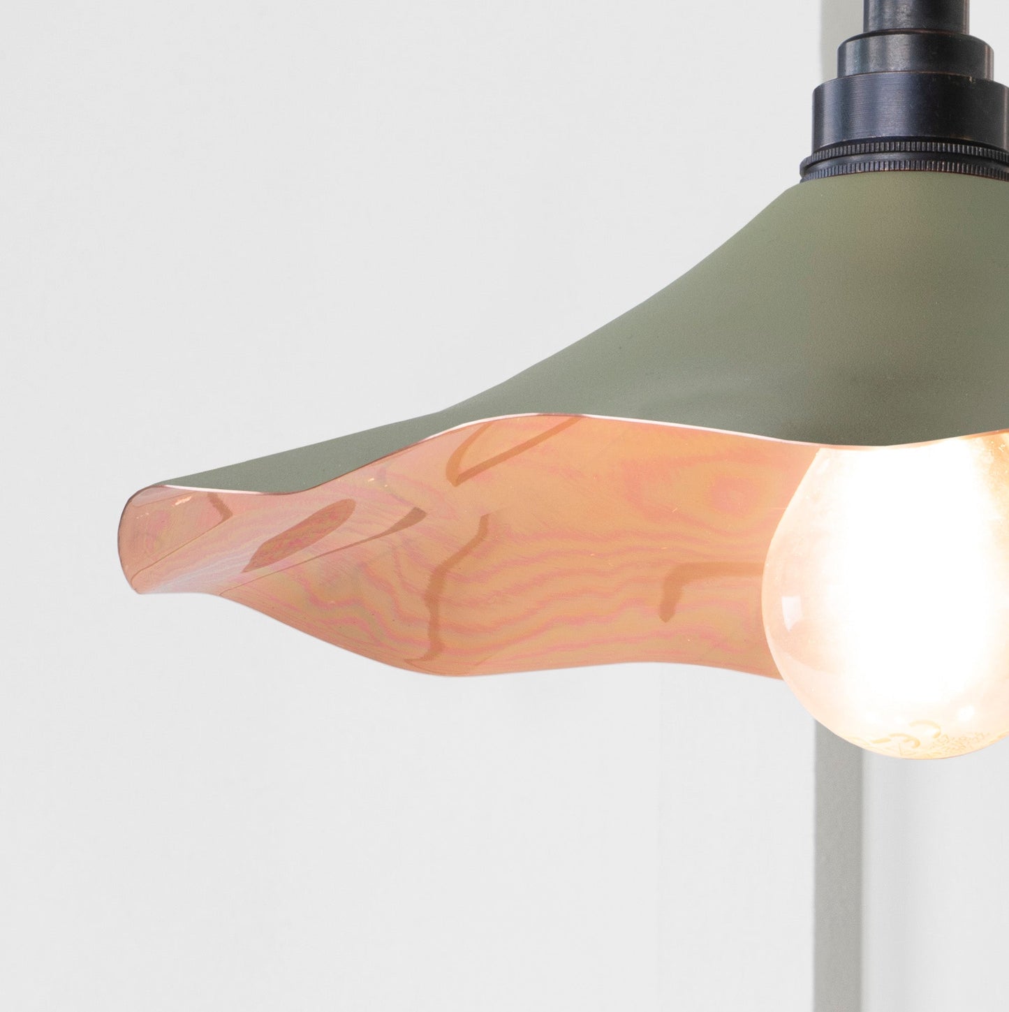 From The Anvil Smooth Copper Flora Wall Light