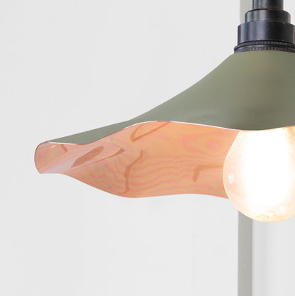 From The Anvil Smooth Copper Flora Wall Light