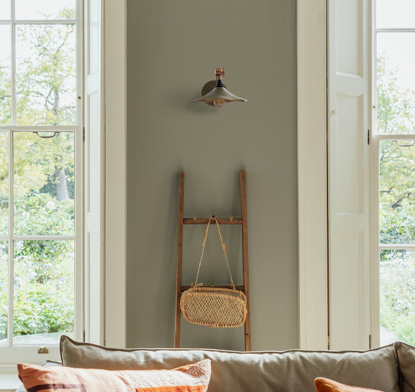 From The Anvil Smooth Copper Flora Wall Light