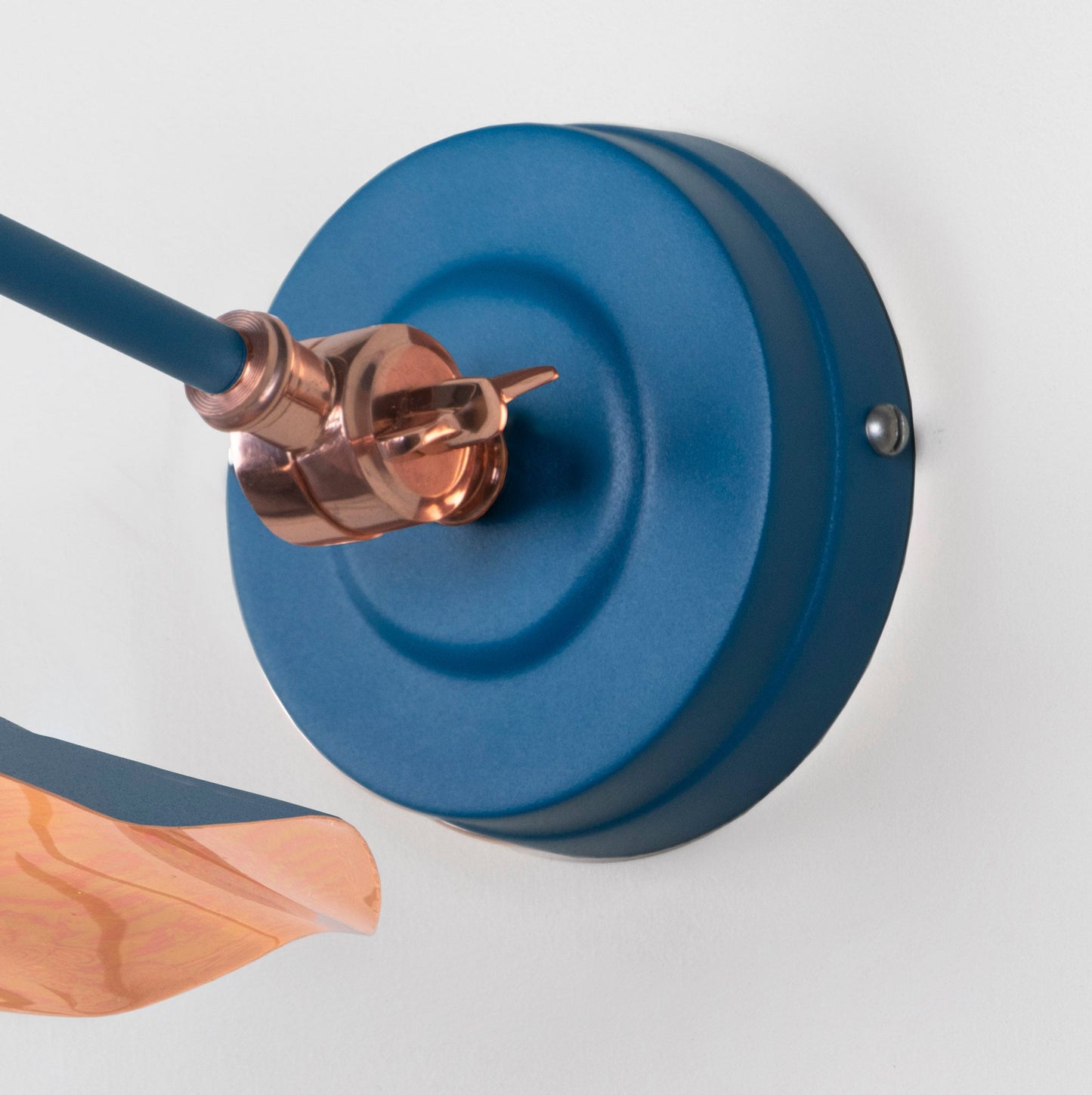 From The Anvil Smooth Copper Flora Wall Light