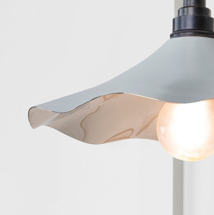 From The Anvil Smooth Nickel Flora Wall Light