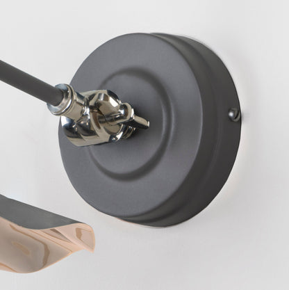 From The Anvil Smooth Nickel Flora Wall Light