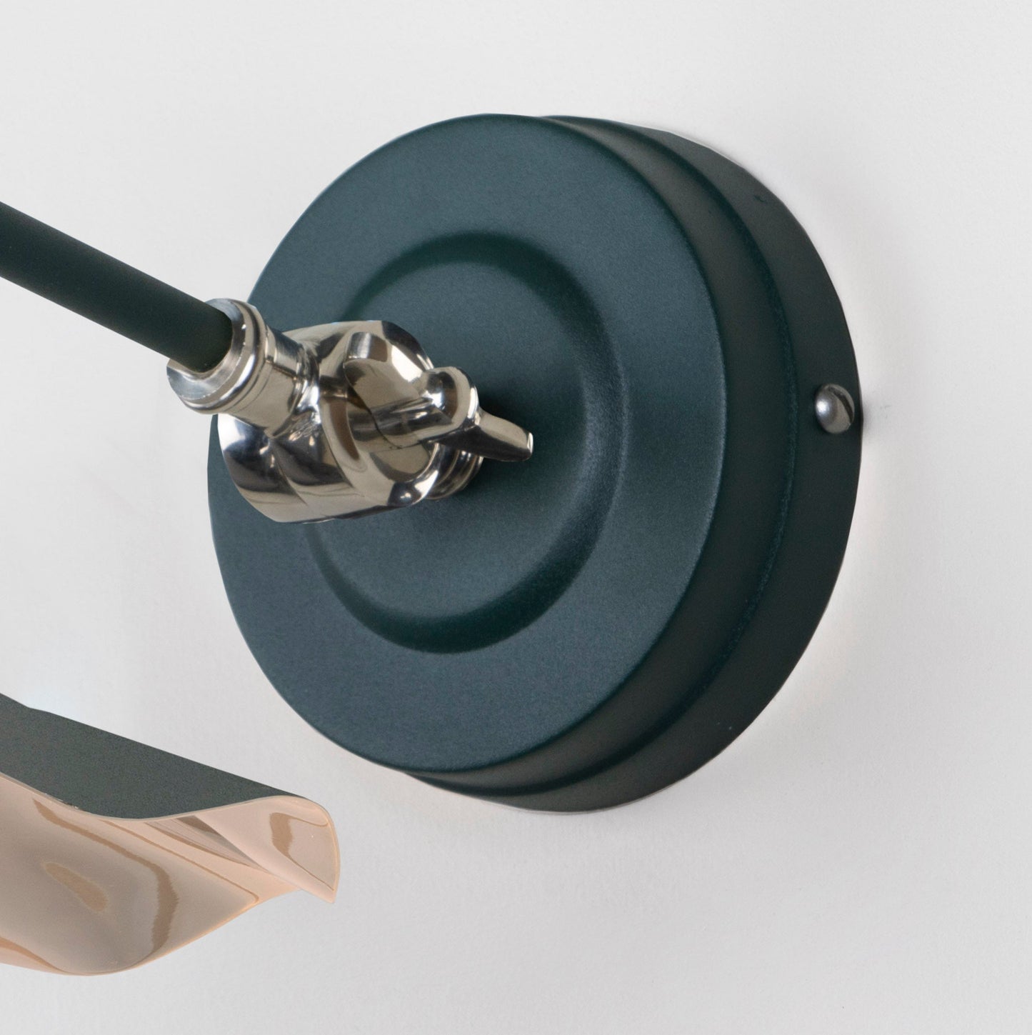 From The Anvil Smooth Nickel Flora Wall Light