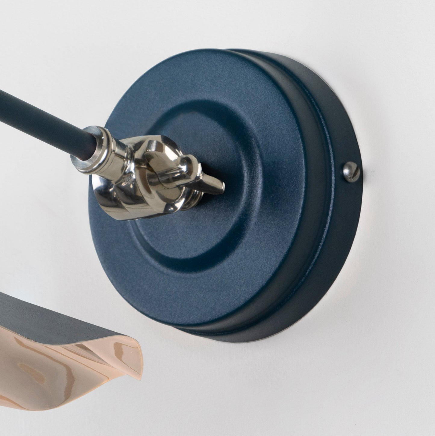 From The Anvil Smooth Nickel Flora Wall Light