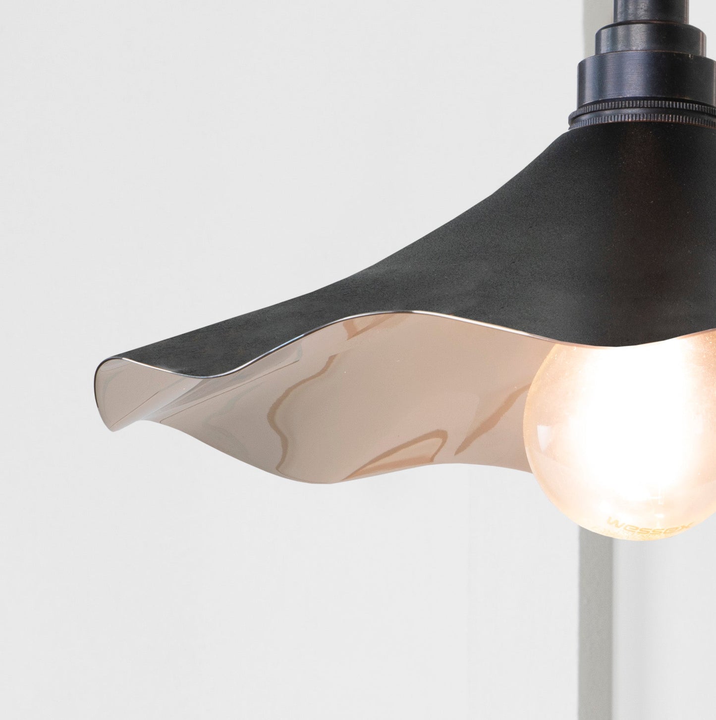 From The Anvil Smooth Nickel Flora Wall Light