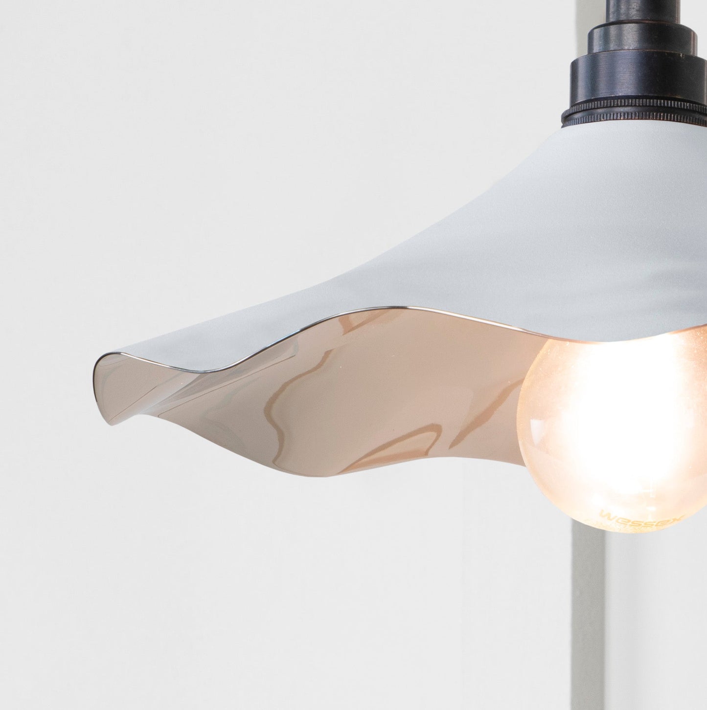 From The Anvil Smooth Nickel Flora Wall Light