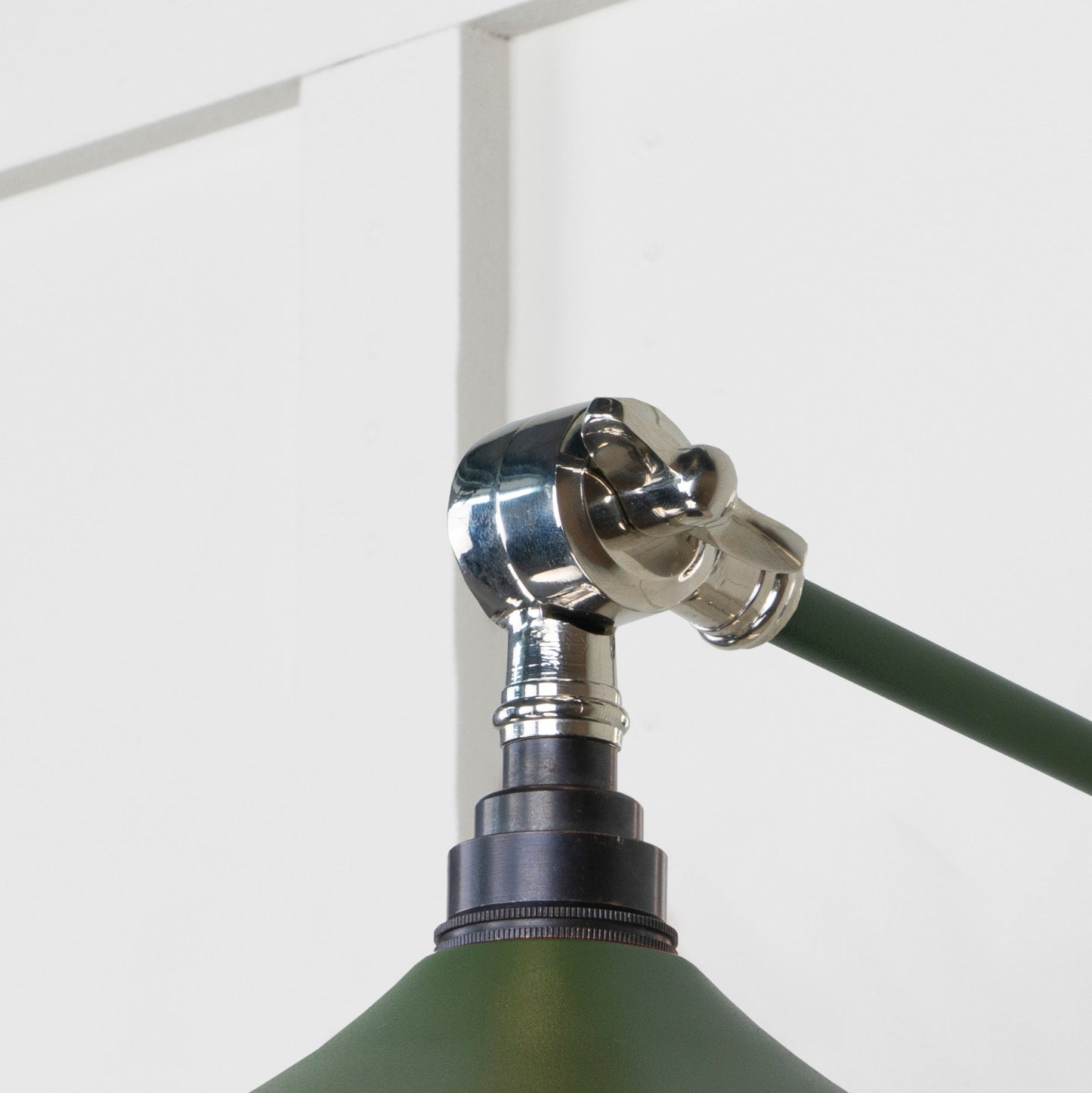 From The Anvil Smooth Nickel Flora Wall Light