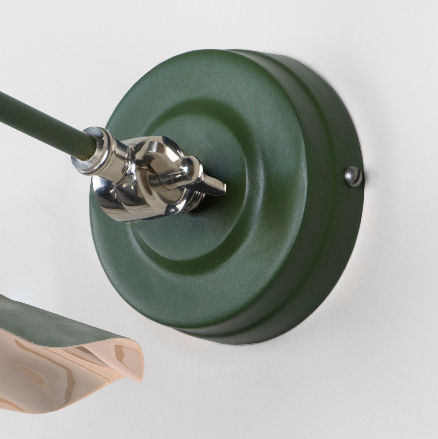 From The Anvil Smooth Nickel Flora Wall Light