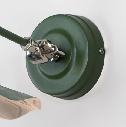 From The Anvil Smooth Nickel Flora Wall Light