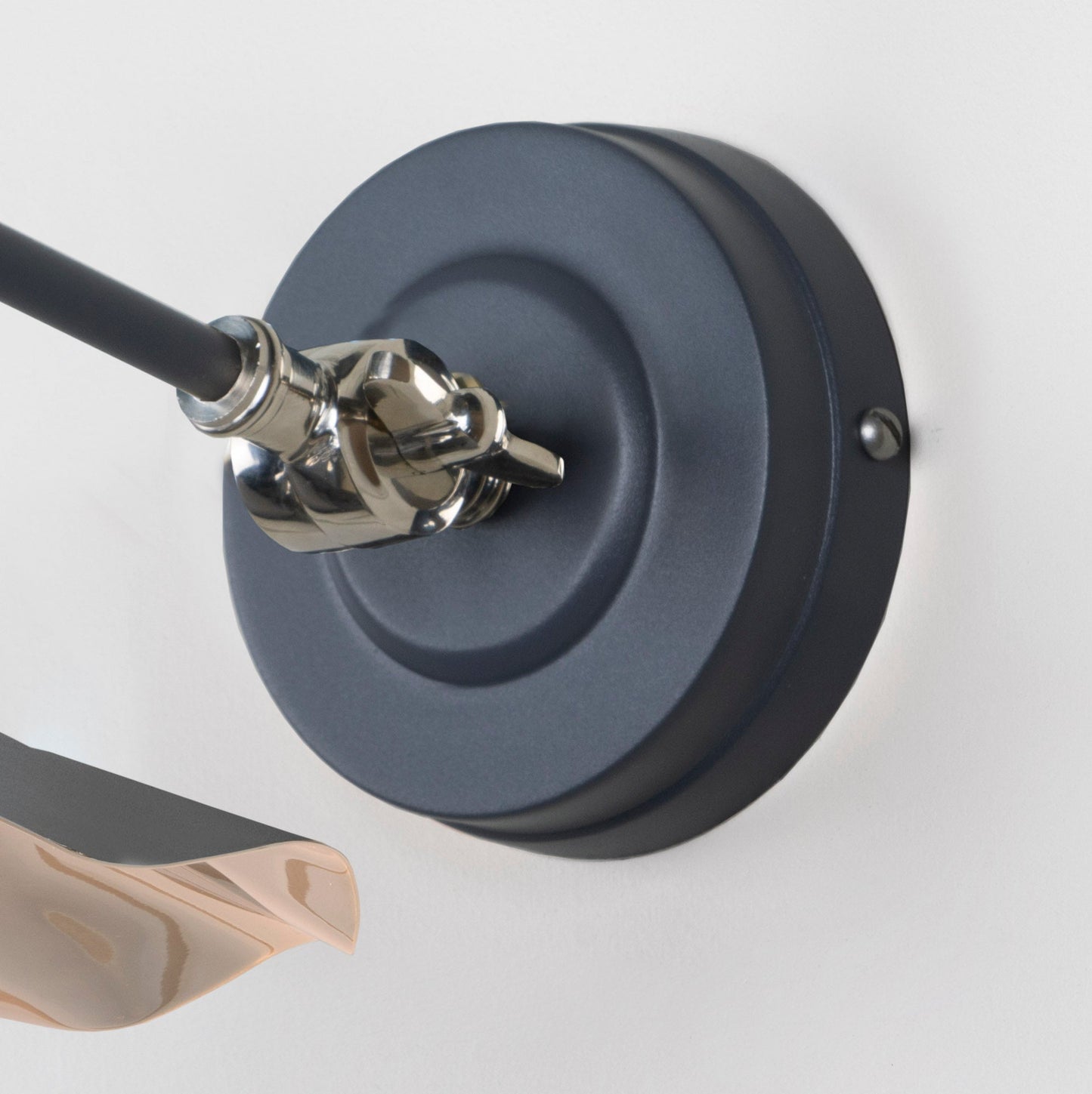 From The Anvil Smooth Nickel Flora Wall Light