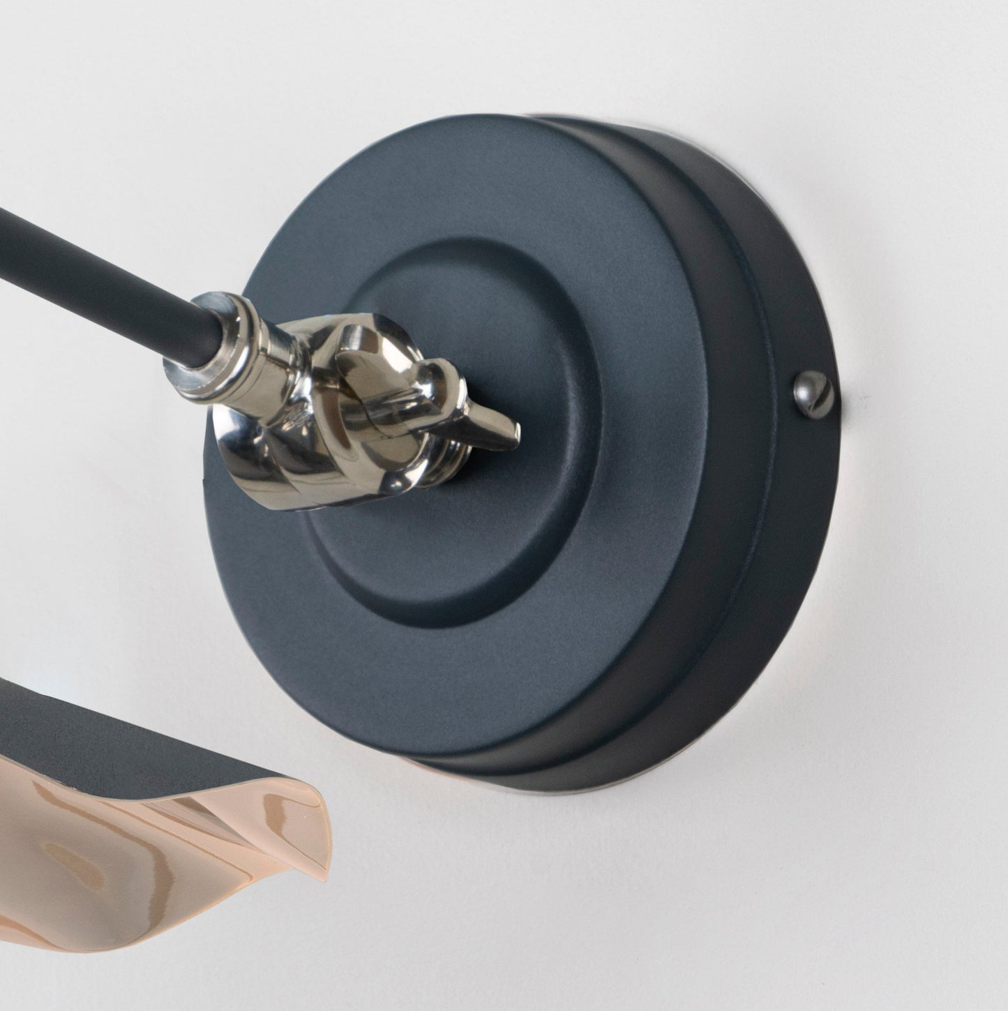 From The Anvil Smooth Nickel Flora Wall Light