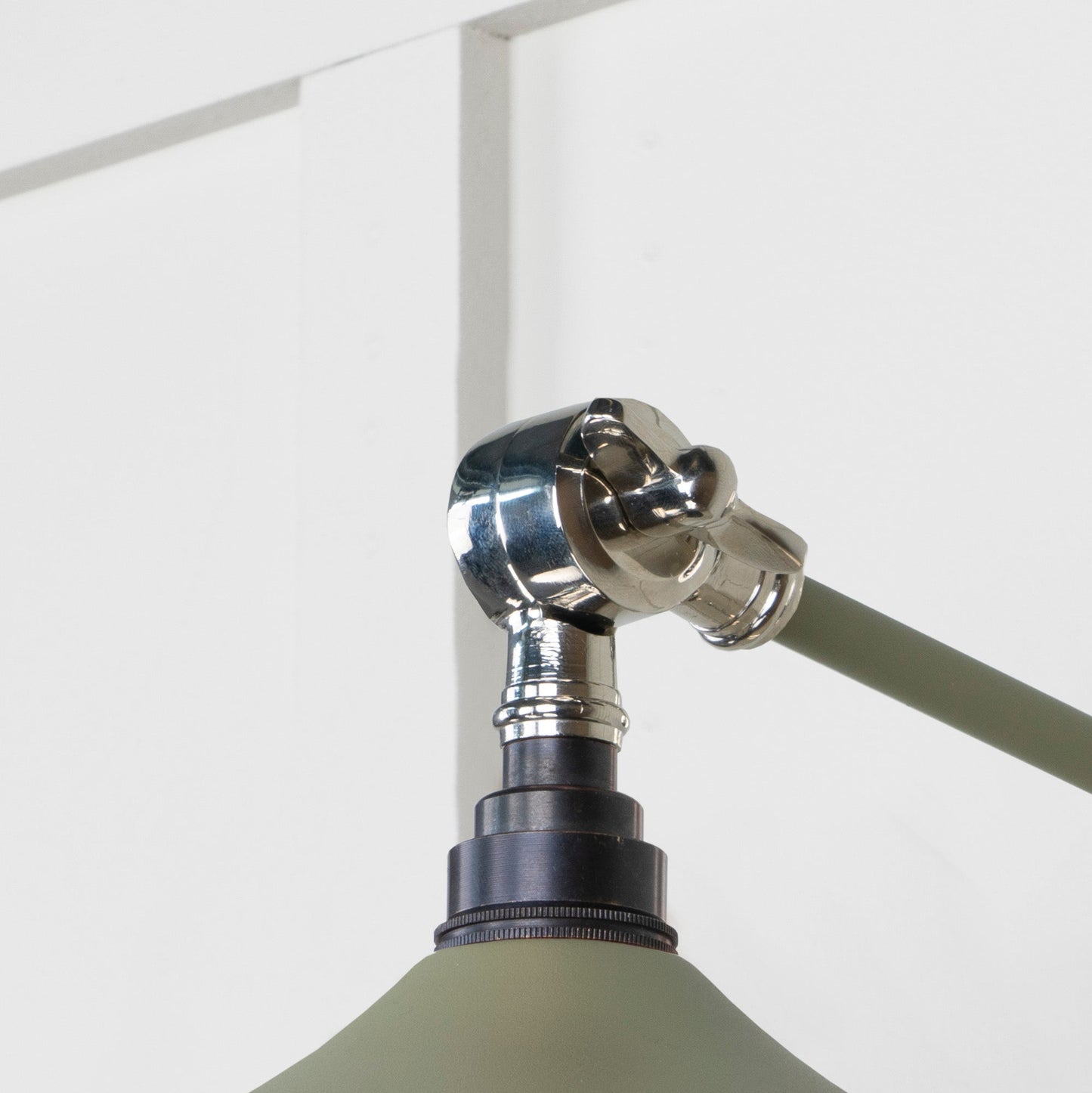 From The Anvil Smooth Nickel Flora Wall Light