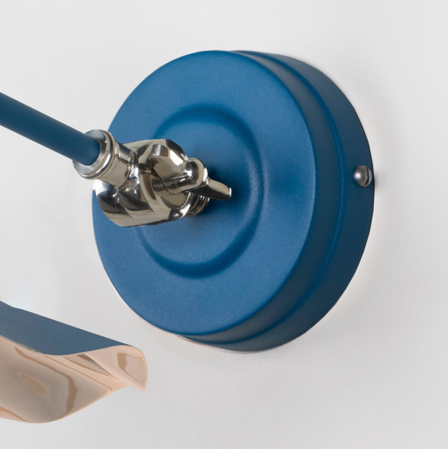 From The Anvil Smooth Nickel Flora Wall Light