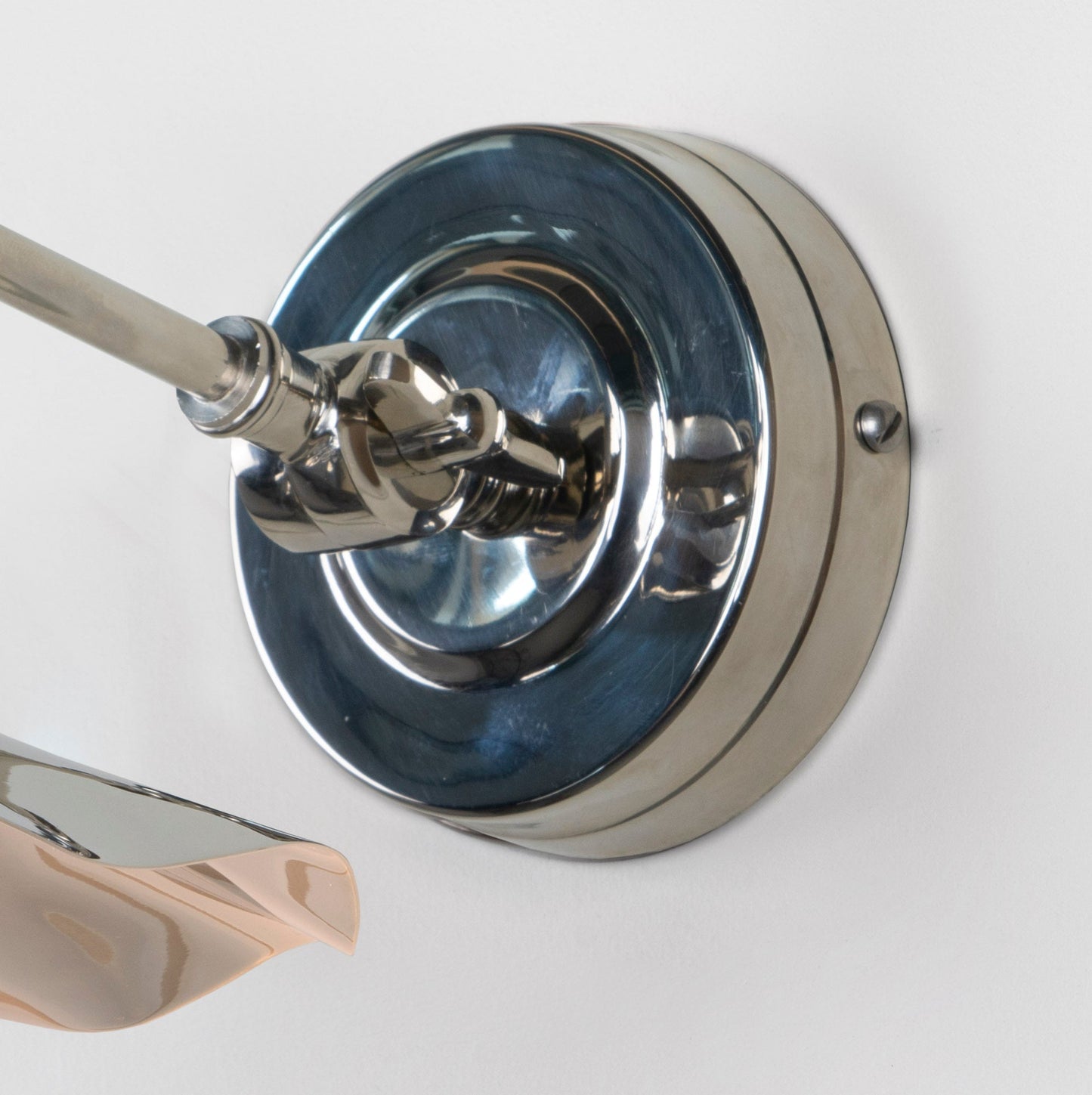 From The Anvil Smooth Nickel Flora Wall Light