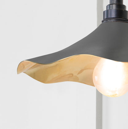 From The Anvil Smooth Brass Flora Wall Light