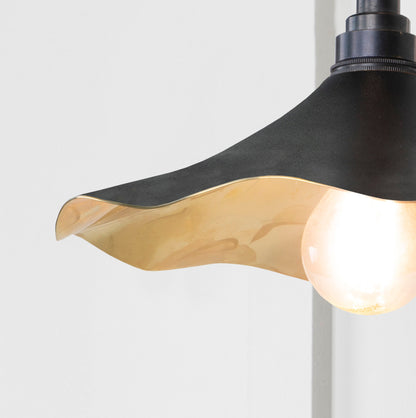 From The Anvil Smooth Brass Flora Wall Light