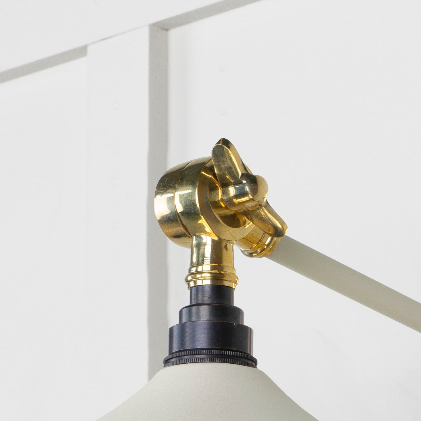 From The Anvil Smooth Brass Flora Wall Light